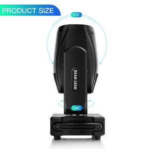 280W 10R độ sáng cao cầ<span class=keywords><strong>u</strong></span> vồng chiế<span class=keywords><strong>u</strong></span> sáng hiệ<span class=keywords><strong>u</strong></span> ứng sân khấ<span class=keywords><strong>u</strong></span> Đèn chùm và ánh sáng hoa văn KTV Disco phòng riêng di chuyển đèn đầ<span class=keywords><strong>u</strong></span> - Product Image 2