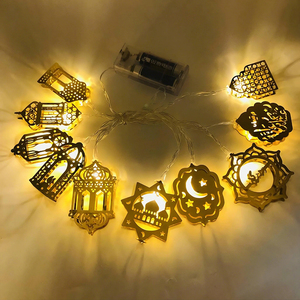 Takenoken IP44 Trong Nhà Ngoài Trời Chuỗi Đèn Ramadan Eid Mubarak Trăng Sao Đèn Lồng Đèn Muslim Đảng Trang Trí Chiếu Sáng Cho Nhà - Product Image 1