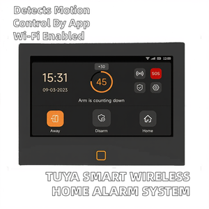 Tuya スマートワイヤレス ABS 素材ホームアラームシステム GSM/<span class=keywords><strong>WiFi</strong></span> モーションセンサー盗難防止アプリリモコン 10-20 メートルの検出範囲 - Product Image 2