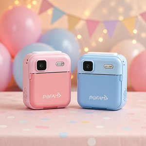Appareil photo instantané miniature pour enfants avec batterie MicroSD 1500mAh, écran 2,4'', Full HD, cadeau pour enfants - Product Image 1