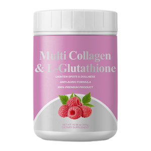 Hydrating <strong>Collagen</strong> Peptides <strong>Powder</strong> | Hyaluronic Acid &amp; Vitamin C Complex | Advanced Skin Radiance Supplement | Custom Label - Product Image 1