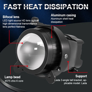 Faro antiniebla láser de un solo Color de alta potencia de 3 pulgadas y 70W, lente de proyector Led, brillo, lámpara de cristal de foco de <span class=keywords><strong>largo</strong></span> alcance - Product Image 5