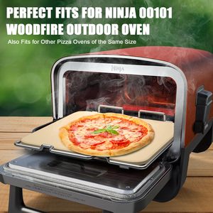 Ensemble de pierres à pizza Senershuo pour four à bois extérieur, en cordierite, résistant à la chaleur, modèle <span class=keywords><strong>Ninja</strong></span> OO101 - Product Image 6