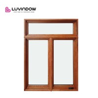 Ventanas Abatibles de Madera Revestida de Aluminio Templado con Aislamiento Térmico Superior y Operación Manual sin Esfuerzo para Baños de Lujo
