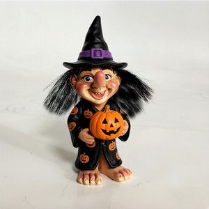 Statue personnalisée <span class=keywords><strong>en</strong></span> résine de Noël, d'<span class=keywords><strong>Islande</strong></span>, du Danemark, de Suède, viking, norvégienne, nordique, décoration de citrouille d'Halloween, figurine de troll - Product Image 1