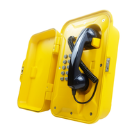 Proveedor de China Caja de llamadas de emergencia al aire libre Ip66 Metro Punto de ayuda Teléfono ferroviario Auricular resistente a la intemperie Teléfono resistente