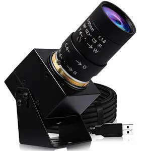 ELP 4K USB kamera buitlt-in mikrofon Manual Zoom Webcam 5-50mm var-fokus PC kamera IMX317 UVC Audio Video 8MP USB2.0 kamera