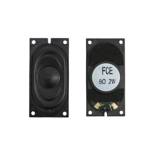 ลำโพงขนาดเล็กบางเฉียบ รูปทรงสี่เหลี่ยมผืนผ้า 2040 8 โอห์ม 2 วัตต์ สำหรับแท็บเล็ตหรือโน้ตบุ๊ก พร้อมตัวเครื่องพลาสติกและรูสำหรับติดตั้ง - Product Image 4