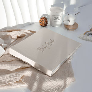 Álbum de Fotos y Diario de Recuerdos Personalizado <span class=keywords><strong>para</strong></span> el Primer Año del Bebé, Regalo de Baby Shower al por Mayor - Product Image 2