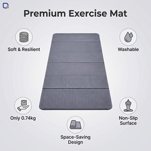 Tapete de <span class=keywords><strong>Yoga</strong></span> Plegable de <span class=keywords><strong>TPE</strong></span>, Resistente al Agua y Antideslizante, para Pilates, <span class=keywords><strong>Yoga</strong></span>, Hot <span class=keywords><strong>Yoga</strong></span>, Ejercicio, Equipo de Gimnasio Portátil, Superventas - Product Image 1