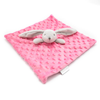 Cadeau pour enfant, adorable couverture en peluche pour bébé, éléphant bleu, doudou, serviette de confort pour bébé