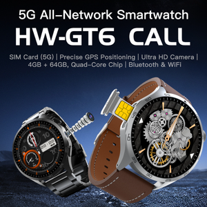 Reloj Inteligente <span class=keywords><strong>HW</strong></span>-GT6 con Pantalla Redonda AMOLED, 735 mAh, GPS, Wifi, Compatible con Tarjeta SIM 4G/5G, NFC, Cámara HD, Android, Deportivo - Product Image 1