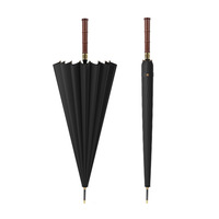 Parapluie de golf pour homme, grande taille, semi-automatique, design moderne, avec poignée longue durable et élégante, double couverture