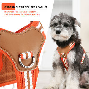 Arnés de lujo para mascotas, conjunto de correa para perros, arnés de nailon para perros, chaleco para perros grandes, nuevo chaleco de entrenamiento deportivo, diseño de cuero de estilo - Product Image 3