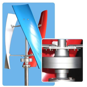 Éolienne horizontale de type X pour usage domestique et pêcheurs, 800W, Fournisseur chinois, Équipement de petite puissance sans refroidissement, Haute efficacité - Product Image 3