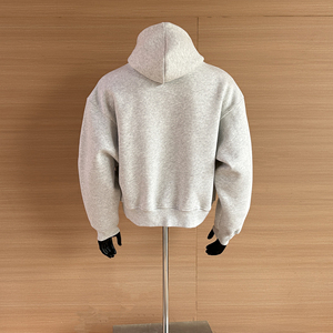 เสื้อฮู้ดดี้แบบสวมหัวทรงโอเวอร์ไซส์ ผ้าคอตตอนคุณภาพสูง ระบายอากาศได้ดี ซับในอย่างดี ปักลายได้ตามสั่ง สำหรับทุกเพศ - Product Image 3