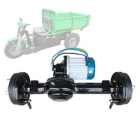 Moteur sans balais personnalisé Faradyi basse vitesse CC 12V/24V 1300W pour essieu arrière, différentiel à courroie, véhicule à quatre roues, ventilateur pour tricycle
