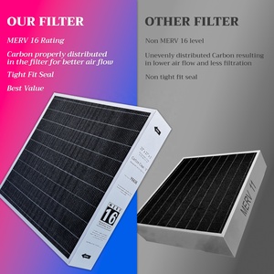 Filtre Y6606 MERV16 20x21x5 compatible avec le filtre à charbon actif <span class=keywords><strong>PureAir</strong></span> PCO3-14-16 avec une meilleure efficacité de filtration - Product Image 3