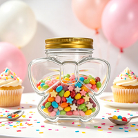 Offre Spéciale : Pot en Verre Gaufré Unique, Récipient Transparent Hermétique et Anti-Fuite pour Confiture, Miel, Bonbons, Cadeaux de Mariage et Emballage Cadeau