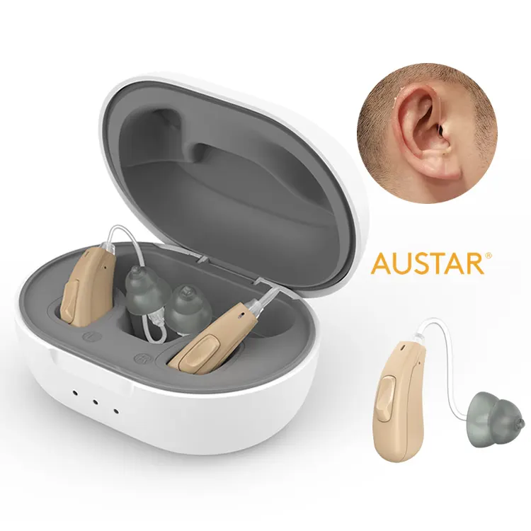 Cadenza H7 Serie Ohr-Hörprodukte wiederaufladbare Hörgeräte mit APP-Steuerung Hörgerät Hörverstärker