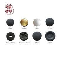 Dubai Quick Lite Charbon de bois pour Shisha Bambou tablettes rondes de charbon