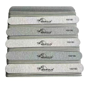 Juego <span class=keywords><strong>de</strong></span> limas <span class=keywords><strong>de</strong></span> uñas <span class=keywords><strong>de</strong></span> madera ecológica, <span class=keywords><strong>grano</strong></span> 100/180, pulido <span class=keywords><strong>de</strong></span> doble cara, suave en uñas naturales, salón y viaje esencial - Product Image 1