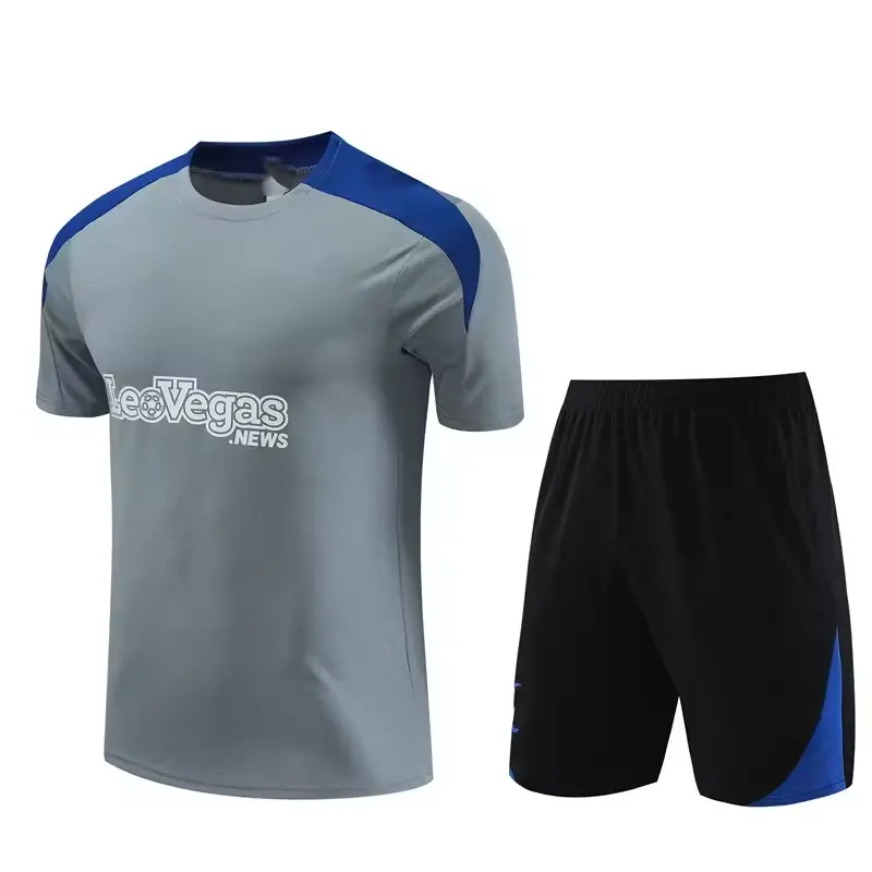 Jogo de uniforme de futebol adulto para fãs de clubes de futebol 24 25 roupas de treino Milano conjunto de camisa de futebol