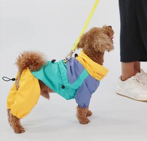 विभिन्न रंग डिजाइनों में कस्टम वाटरप्रूफ कुत्ते वर्षाकोट - Product Image 2