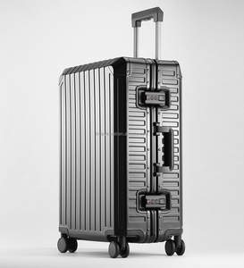Unisex Aluminium Luggage Factory Wholesale Suitcase Big Capacity TSA Lock Spinner Wheel Trolley Bags Traveling Suitcase