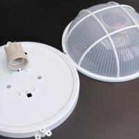 Lampe d'intérieur moderne ovale, modèle 333067, en plastique, douille E27, puissance 60W, 220V AC, IP65, étanche, couvercles de lampe
