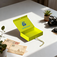 Boîte cadeau en carton pour thé et café, personnalisable avec logo, luxueuse, imperméable, pliable, recyclable, avec fermeture magnétique et ruban