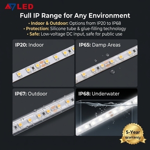 Bande lumineuse LED de qualité supérieure 120 LED/m 12V 24V SMD 3528 Haute efficacité Bande lumineuse LED flexible pour éclairage intérieur - Product Image 6