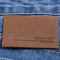 Étiquettes personnalisables en cuir PU rectangulaires, estampées à chaud et gaufrées, pour accessoires pour animaux de compagnie et vêtements – Stock fabricants