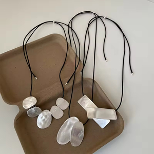 Simple Double-layer Irregular Simple S925 sterling <b>Silver</b> <b>Adjustable</b> Opening Boutique Jewelry Women's <b>Ring</b> - Product Image 1