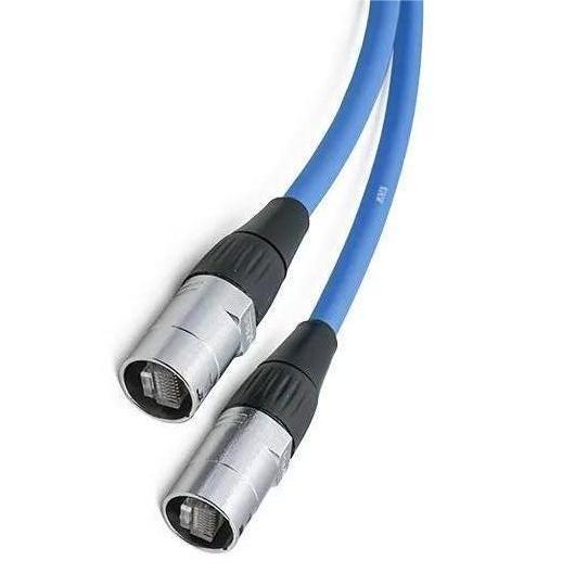 CAT6A Ethercon Compatible Cable Gigabit Shielded LAN Rj45 Cable Pro Audio AV Cable with Metal Locking Connector