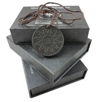 Hoonni Lava SE pendentif volcanique pendentif énergie quantique Science thérapie pendentif énergie scalaire bande d'énergie ion négatif personnalisé