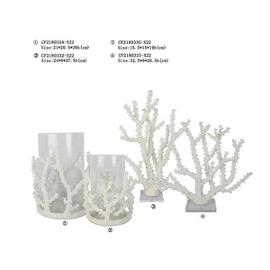 Resin Faux Chi Nhánh San Hô Điêu Khắc Với Acrylic Cơ Sở San Hô Trang Trí Red Tabletop San Hô Trang Trí Cho Nhà Và Văn Phòng Hiển Thị - Product Image 5