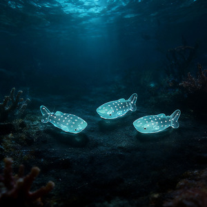 ของตกแต่งเรซิ่นรูปปลาวาฬทะเลใส ของประดับตกแต่งจิ๋ว รูปแบบภูมิทัศน์ขนาดเล็ก ของตกแต่งรูป<span class=keywords><strong>สัตว์</strong></span>ทะเลเมดิเตอร์เรเนียน - Product Image 2