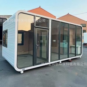 Kiosque de vente mobile 6x3m en verre trempé, design moderne, équipements de loisirs - Product Image 1