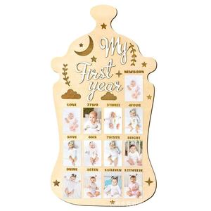 Álbum Conmemorativo para Bebés, Marco de Madera para Colgar en la Pared, con Impresión Digital de 6 Colores - Product Image 4