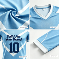 Ensemble d'uniformes de football personnalisés, maillot de football en polyester à séchage rapide avec logo personnalisé, nom et numéro pour équipe, club, OEM, ODM