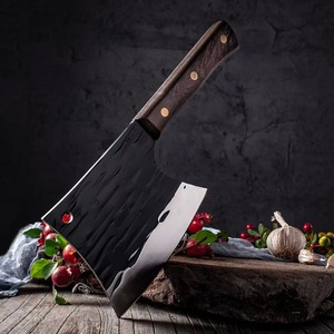 Forged, thickened, heavy-duty manganese steel axe, cleaver, outdoor multi-purpose wood-chopping <b>knife</b>, butchering cattle and - Product Image 3