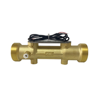 DN32 Jaune Miniature En Laiton Tuyau Compteur D'eau Corps De Chaleur À Ultrasons Premium Corps De Compteur D'eau À Ultrasons