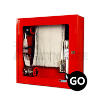 Armoire de tuyau d'incendie en plastique et PE double porte pour centre commercial coffre-fort d'incendie pour extincteur