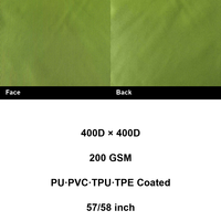 Tissu Jacquard 100% Nylon 400D*400D 200GSM Coupe-Vent et Résistant aux Déchirures pour Bagages d'Extérieur, Auvents, Sacs à Dos avec Revêtement PU/PVC/TPU/TPE