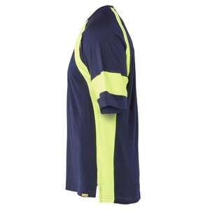 BLAKLADER-T-shirt 352310308833S avec Hi-Vis Bleu Marine/Hi-vis jaune-EAN 7330509916728 HI-VIS WORKWEAR - Product Image 3