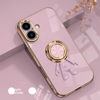 Nouvelle Coque de Téléphone Tendance 2026 pour Designers, avec Anneau Rotatif à 360°, en TPU, pour iPhone 17 Air, 16, 15, 14 Pro Max
