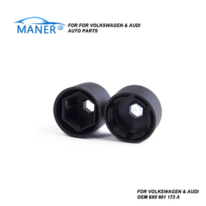MANER 6x 0601173a pièces automobiles écrous de cosse de roue couvercle de boulon antivol pour <span class=keywords><strong>vw</strong></span> polo - Product Image 2