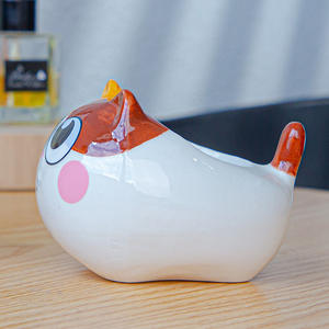 Macetas de Cerámica Pequeñas con Diseño Personalizado de Gatos, Forma de Dibujos Animados, para Plantas Suculentas, Macetas de Flores - Product Image 4