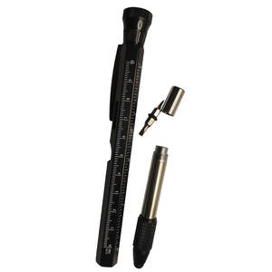 Pluma de belleza única para masaje con luz Led multifunción Hexagonal con abrebotellas, herramienta de destornillador magnético, pluma para regalo de hombre - Product Image 2